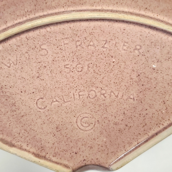 MCM California Pottery pink ceramic  covered serving /trinket/candy dish - Picture 3 of 9